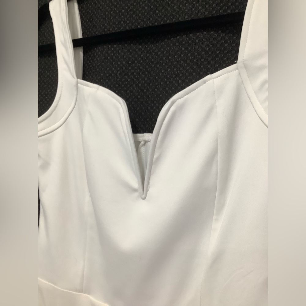 White Wire V Bodysuit - Picture 2 of 5